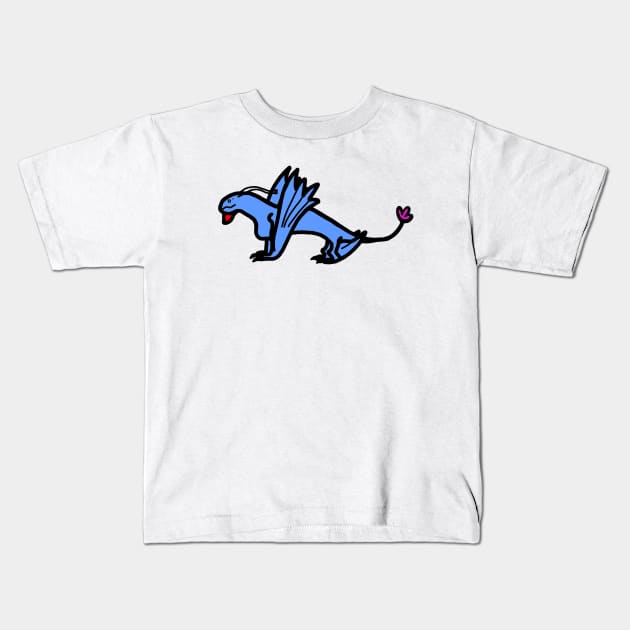 banshee color Kids T-Shirt by NoirPineapple